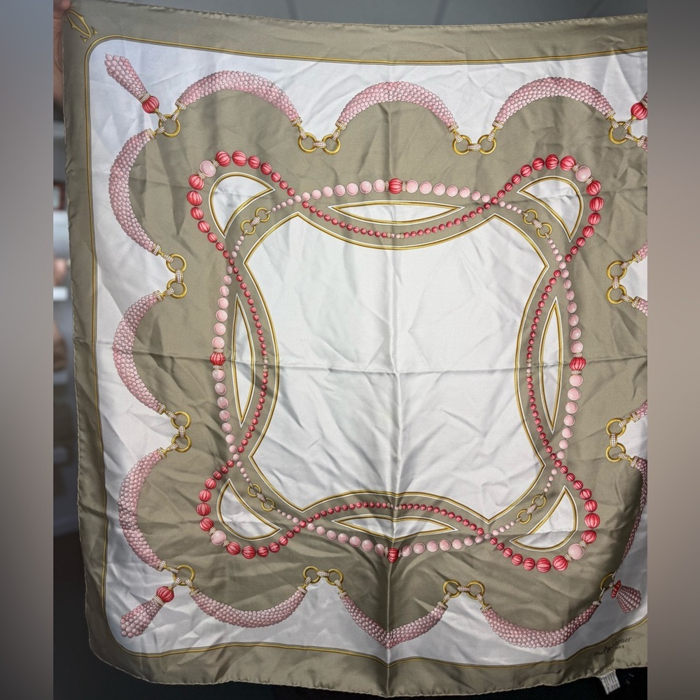 CARTIER SILK SCARF